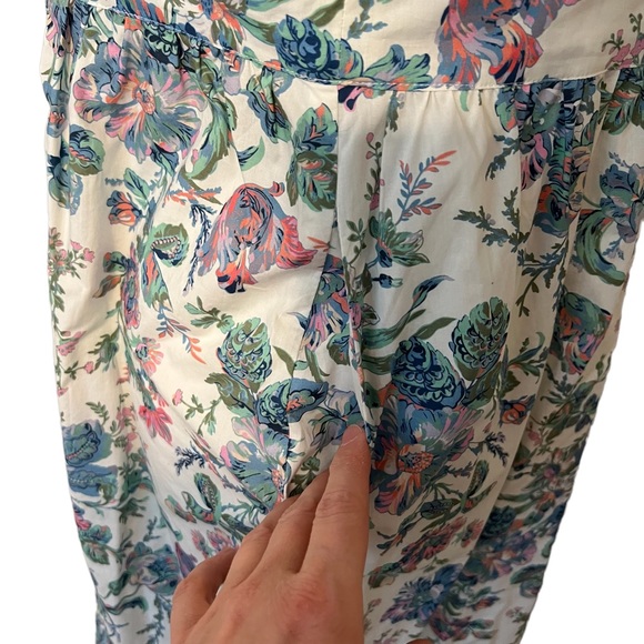 J.crew Button-front cotton poplin dress in English garden size 12 (Read Descip) - Picture 9 of 11